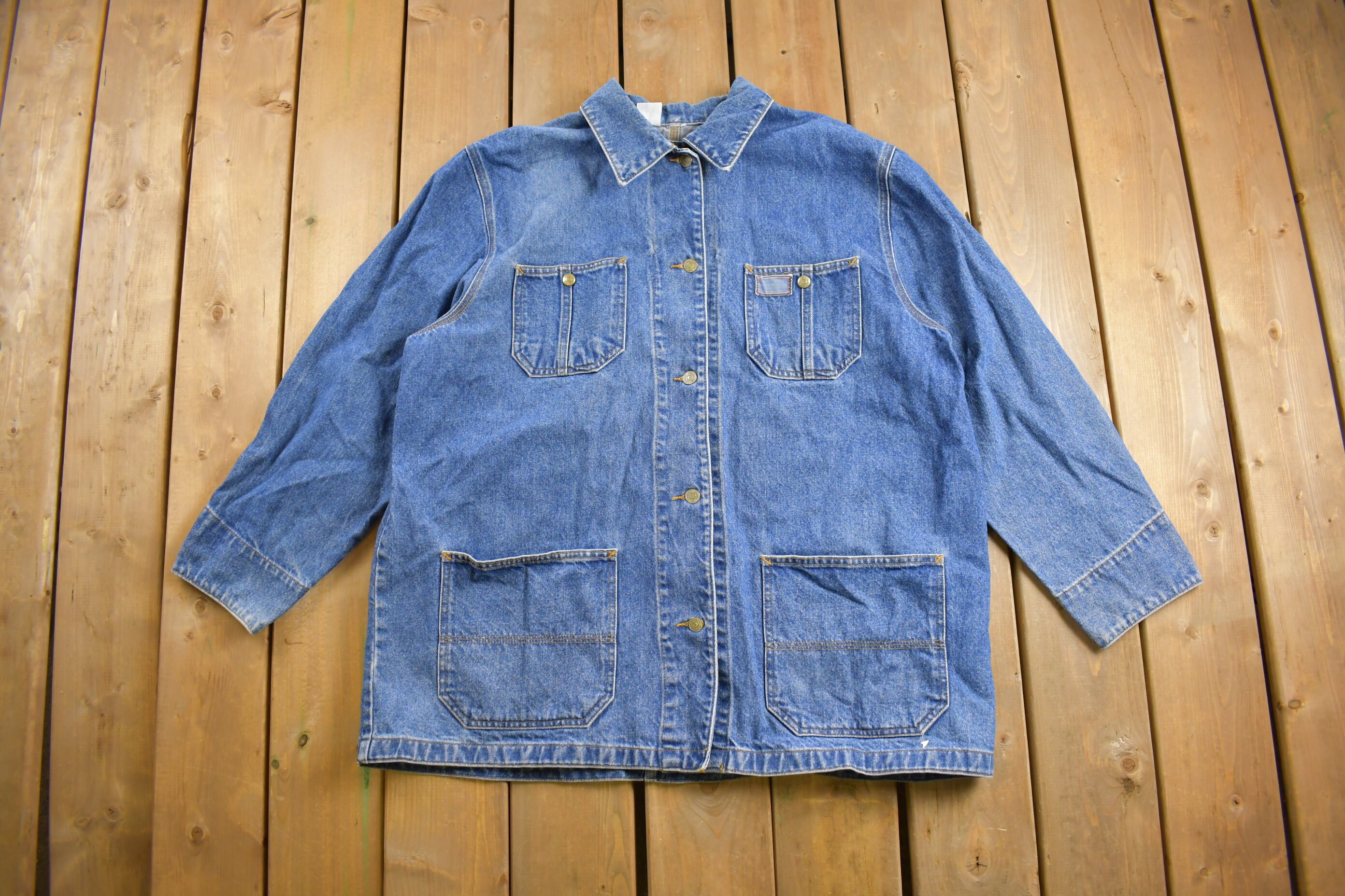 Vintage 1990s Lauren Ralph Lauren Denim Chore Coat