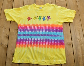 Vintage 1985 Grateful Dead T-shirt / Vintage Band Tee / Deadhead Graphic / Band Tee / Fruit Of The Loom / Skull / Brockum / Made In USA