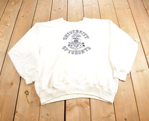 Vintage 1980s University of Toronto Crewneck Made in Canada Etsy