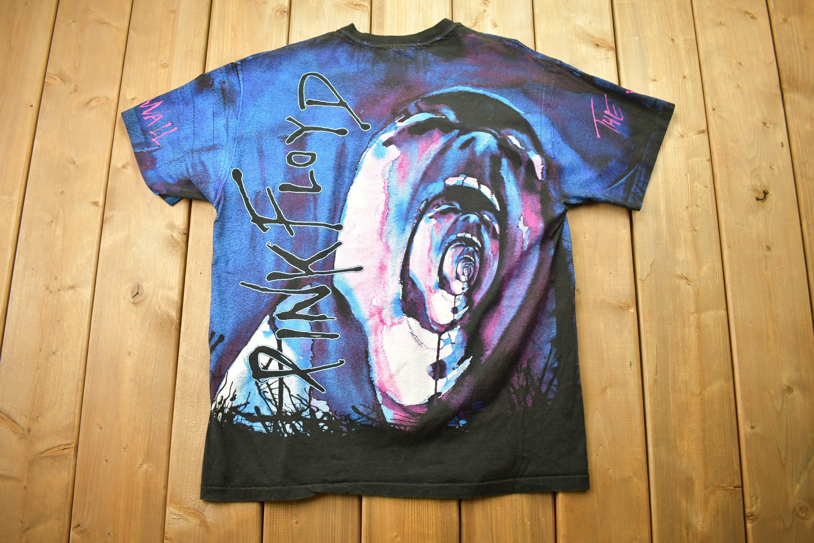 Certifikat partiskhed tage medicin Vintage 1994 Pink Floyd the Wall Screaming Face T-shirt / - Etsy