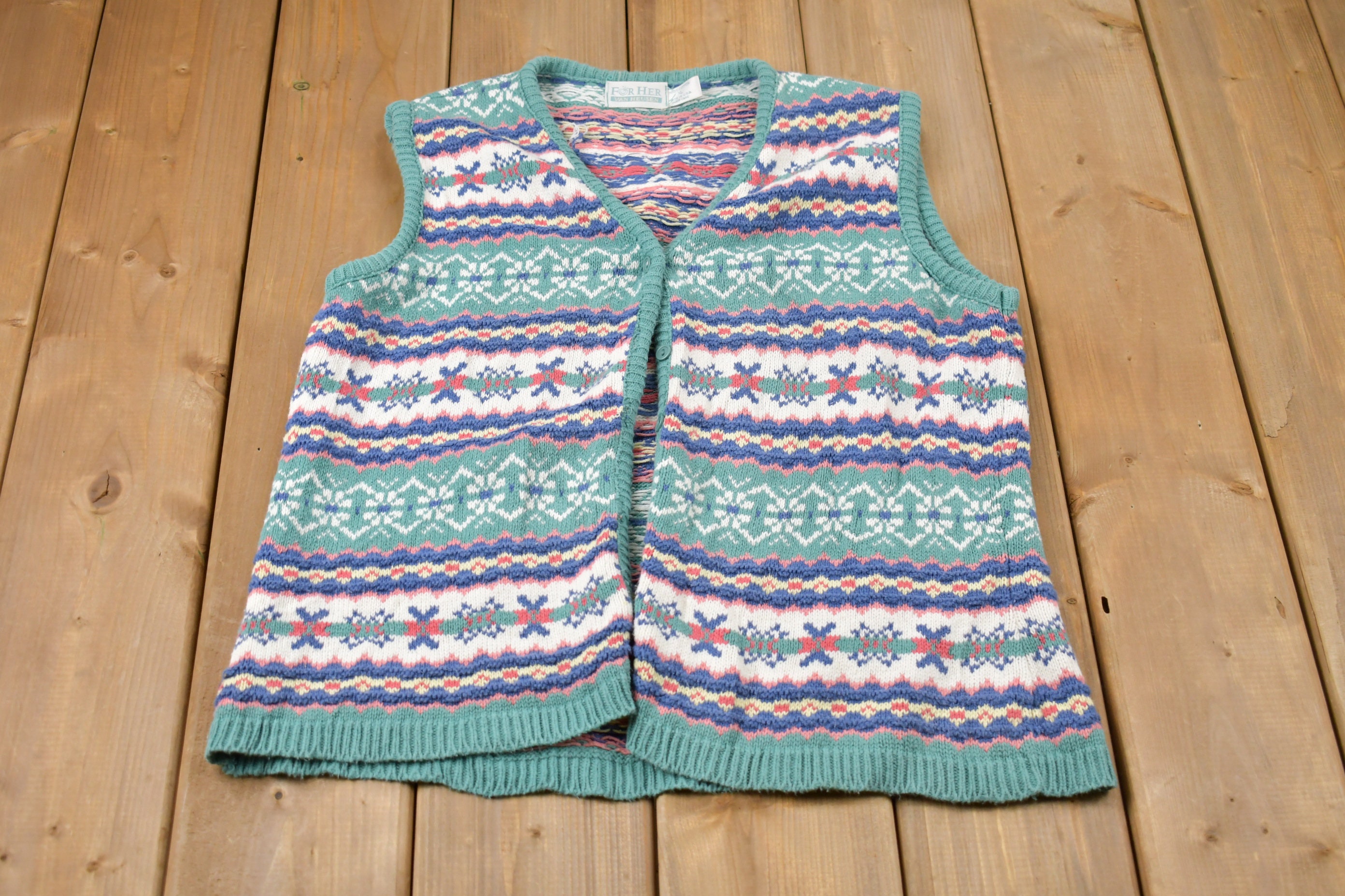 VTG Van Heusen Knit Sweater Vest (L) – Fantasy Explosion