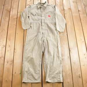 Vintage 1980s Buckeye Coveralls Size Small / Vintage Coveralls / Vintage Workwear / Distressed Workwear / One Piece Work Suit
