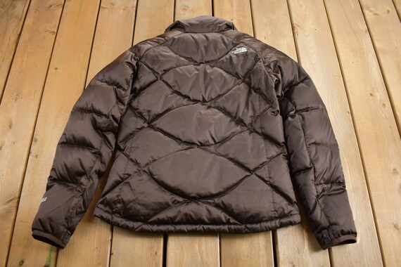 Vintage 1990s the North Face 550 Women's Brown Puffer Jacket Vintage 1990s the North Face 550 Women's Brown Puffer Jacket