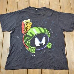 ヴィンテージ 1996 マービン・ザ・マーシャン ルーニー・テューンズ カートゥーン Tシャツ / 90年代 グラフィック Tシャツ / TV プロモーション Tシャツ / ワーナーブラザーズ / アメリカ製