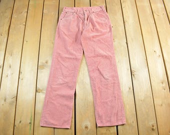 Vintage 1970s Lee Bell Bottom Corduroy Trousers Adult 28 x 30 / Made in USA / 70s Lee Pants / True Vintage / Vintage Pants / Lee Cords