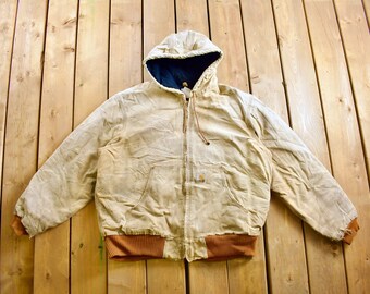 Vintage Carhartt Jacket J247 Men's XL Gray Y2K Vtg Workwear