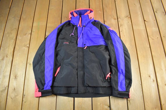 Vintage 1990s Columbia Criterion Color Block Ski Jacket Men's