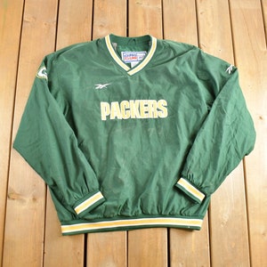 Vintage 1990s NFL Greenbay Packers Starter Pro Line Windbreaker Jacket / Vintage Starter / Color Block / Sportswear / Patchwork