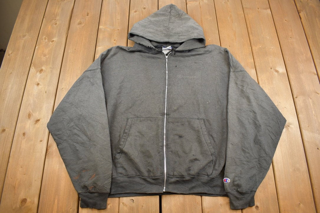 90s champion スウェット NEW/Old Stock Vintage 90s Champion Logo Heather Gray