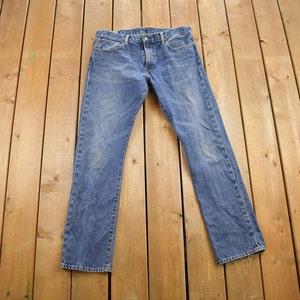 Vintage 2000s Ralph Lauren Polo Denim Jeans Size 35x32/ Authentic Dungarees / American Vintage / Workwear / Streetwear / Vintage Pants