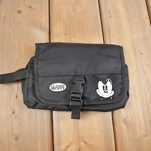 Vintage 1990s Walt Disney Mickey Mouse Bag / Vintage Accessory  / Vintage Disney / Classic Mickey / Embroidered