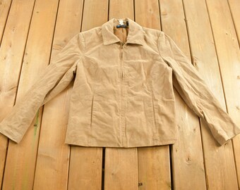Vintage 1990s Suede Jacket / Fall Outerwear / Suede Coat / Winter Outerwear / Streetwear Fashion / Suede Jacket / Relativity
