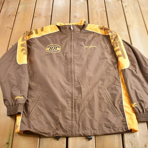 Vintage 1990s Dale Jarret Nascar Windbreaker / Embroidered / Athleisure / Embroidered / Racing Jacket