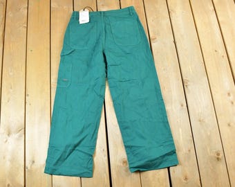 Vintage 1990s Deadstock Green Denim Jeans Size 24 / Vintage Denim / Vintage Levis / Retro Jeans