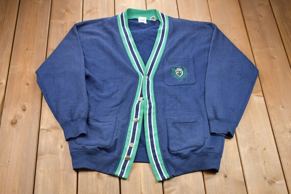 トップス 90's OLD GAP sweat cardigan Vintage 1990s GAP Knitted Sweater / Vintage 90s Cardigan