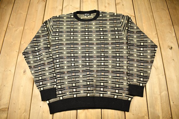 Vintage 1990s St Croix 3D Knit Crewneck Sweater / Vintage Vintage 1990s St Croix 3D Knit Crewneck Sweater / Vintage