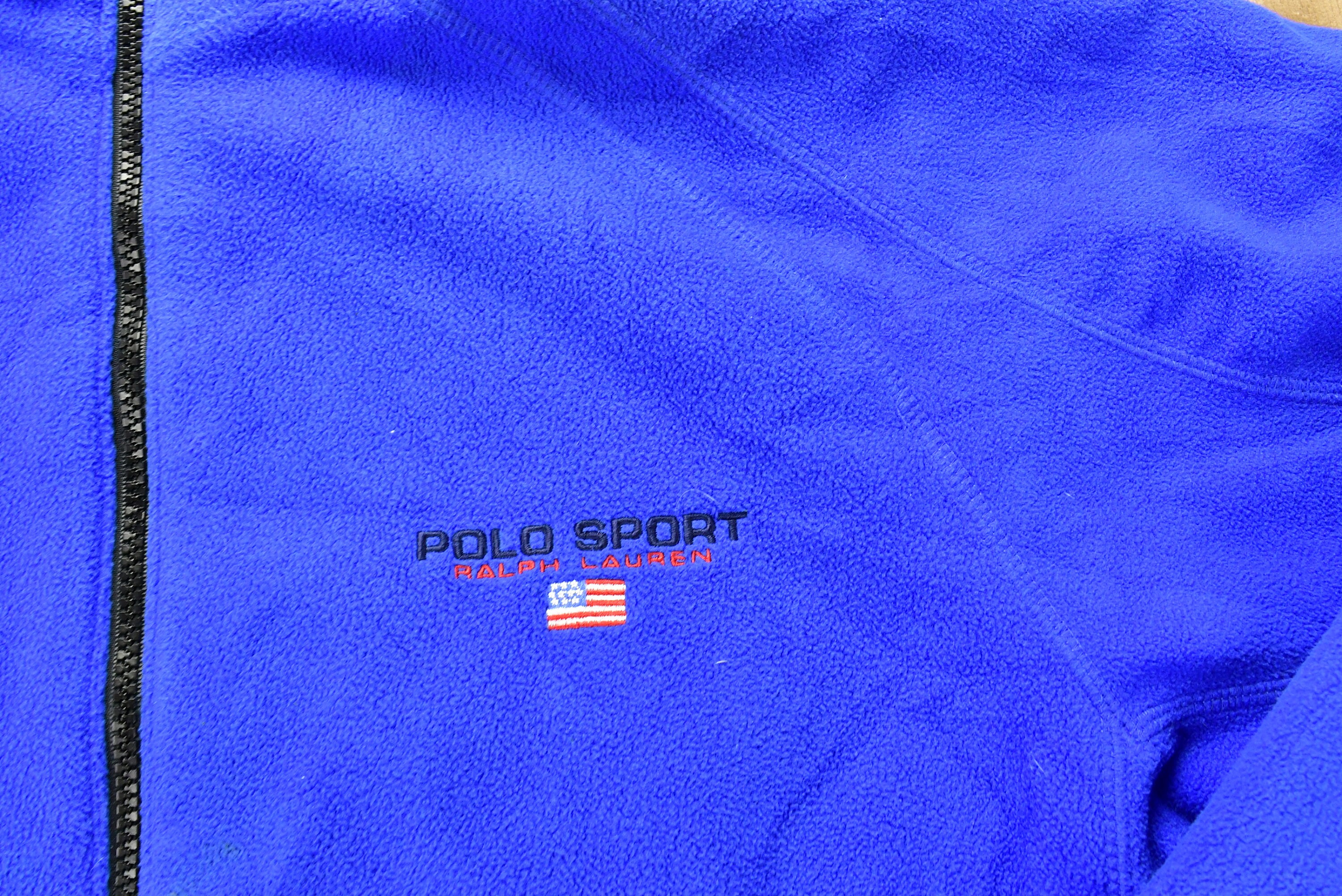 USA製 POLO SPORT RALPH LAUREN 90s Vintage 90's Polo Sport Ralph Lauren Black Polo Shirt Men's XL