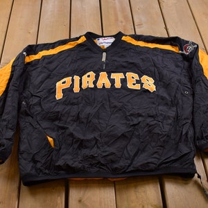 Vintage 1990s Pittsburgh Pirates MLB Majestic Windbreaker Jacket