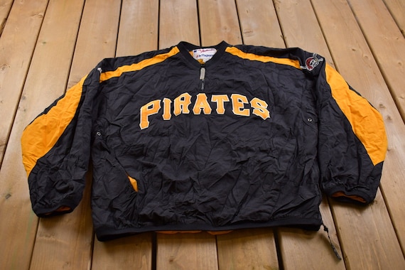 【後払い手数料無料】 1990s Vintage Pittsburgh Windbreaker Majestic MLB Pirates ウェア