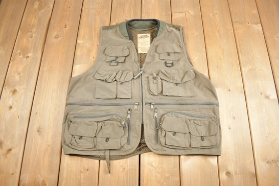 Vintage 1990s Master Sportsman Tactical Utility Vest / Outdoorsman /  Streetwear / Hiking / Fishing Vest / Hunting Vest / Multi Pocket Vest 