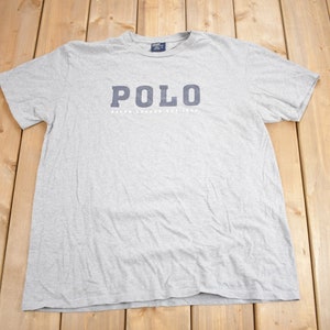 Vintage 1990s Polo Ralph Lauren Graphic T-Shirt / Streetwear / Vintage Ralph Lauren / 1990s Polo