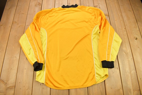 Vintage 1990s Nike Team Soccer Goalie Jersey / 90… - image 2
