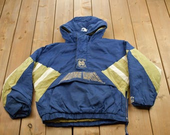 Notre Dame Fighting Irish Starter Jacket - Size XL - Etsy