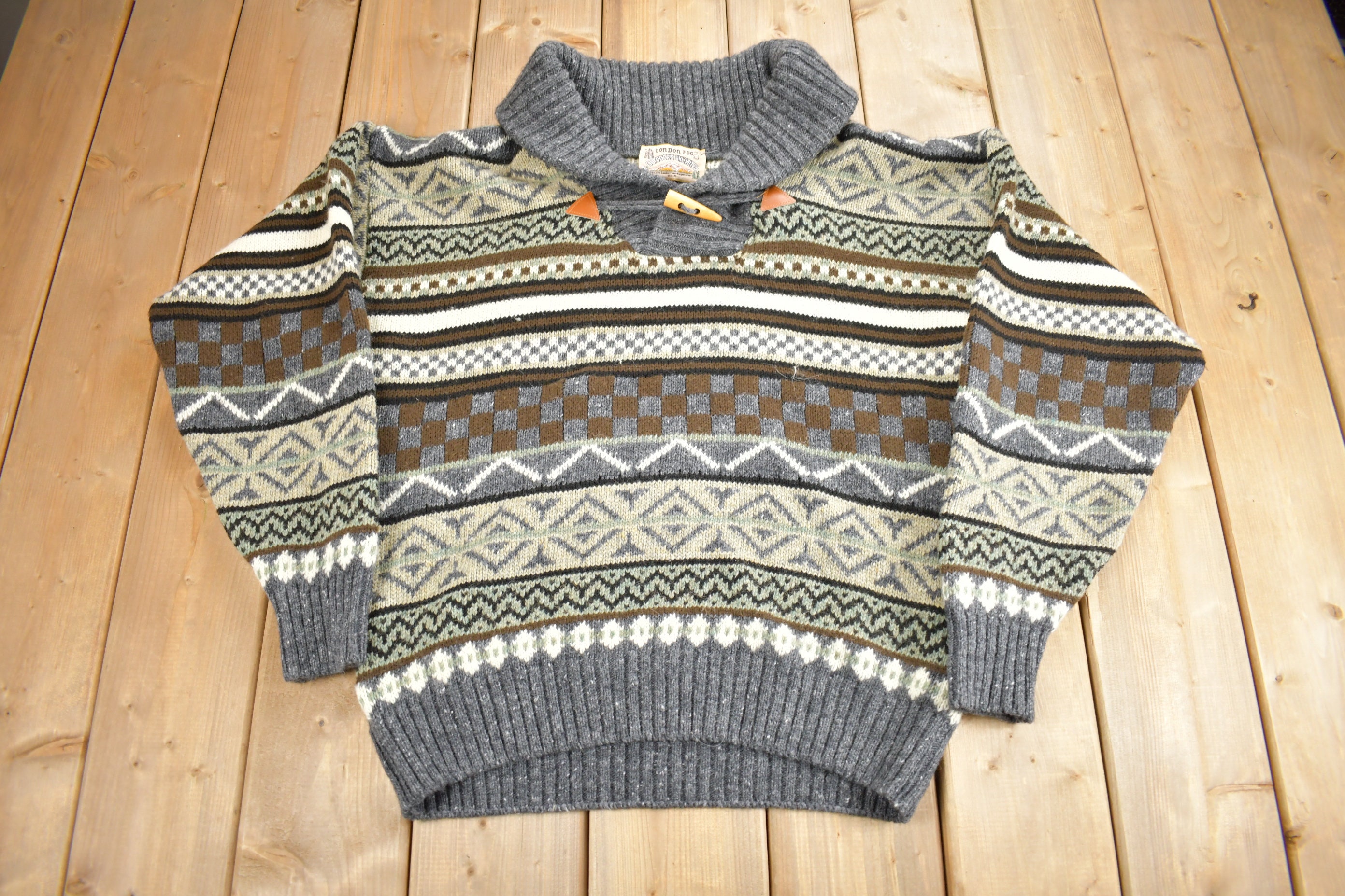 London Fog Sweater - Etsy UK