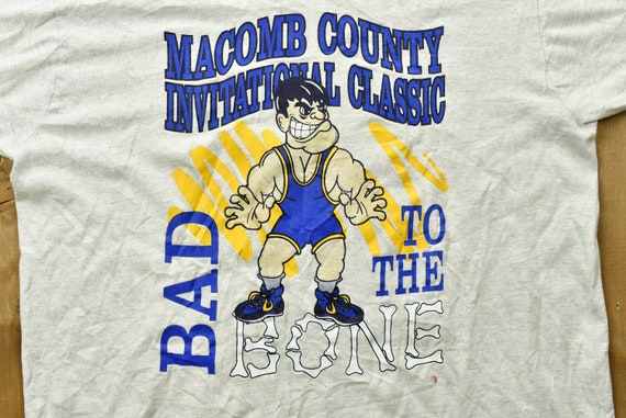 Vintage 1995 High School Wrestling T-Shirt/ Made … - image 3
