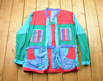 ジャケット・アウター ETHNIC PATCHWORK DESIGN NOCOLLAR JACKET il_340x270.3638974324_5ysh.jpg