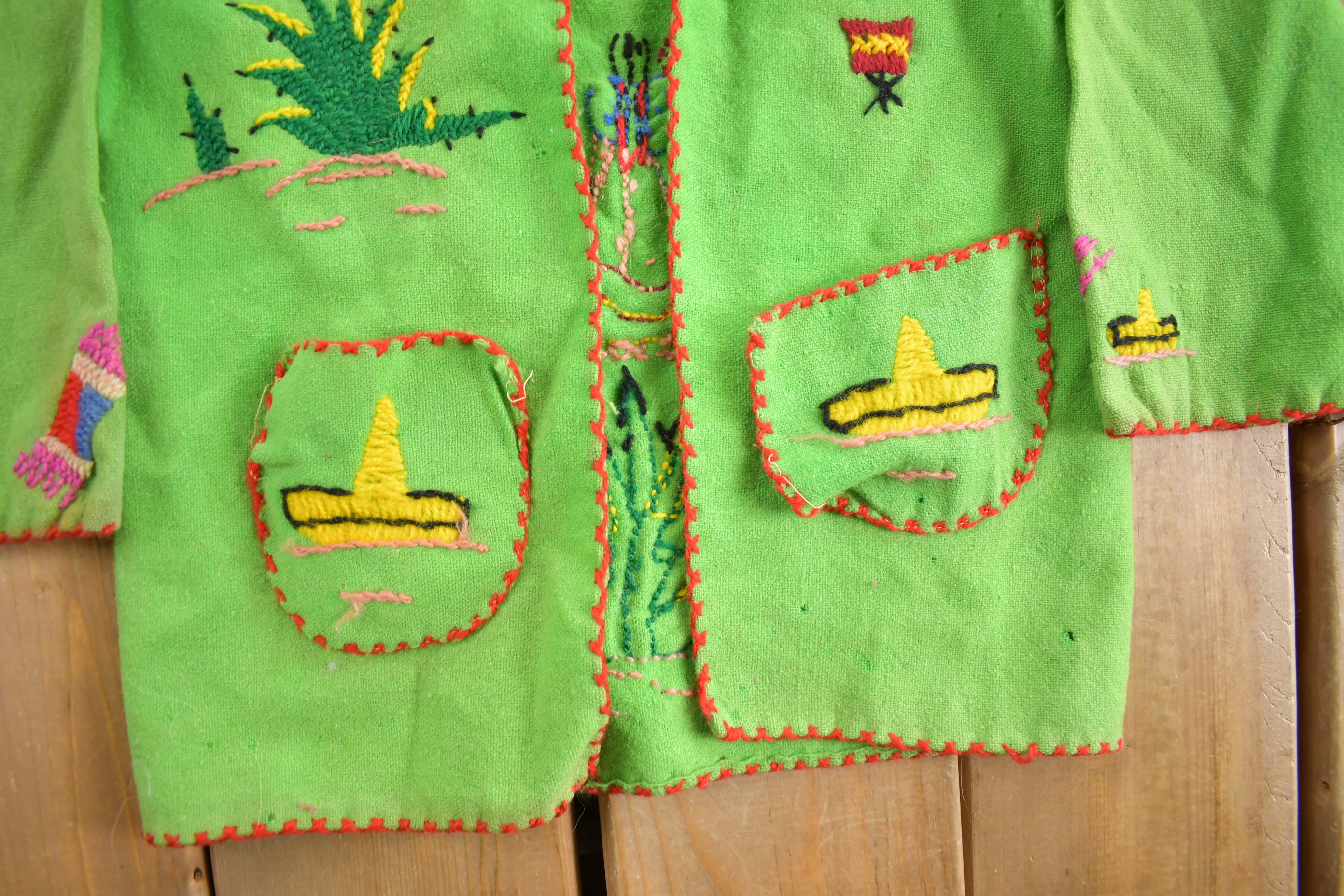 Vintage 1950s Mexican Embroidered Souvenir Jacket / True Vintage Vintage 1950s Mexican Embroidered Souvenir Jacket / True Vintage