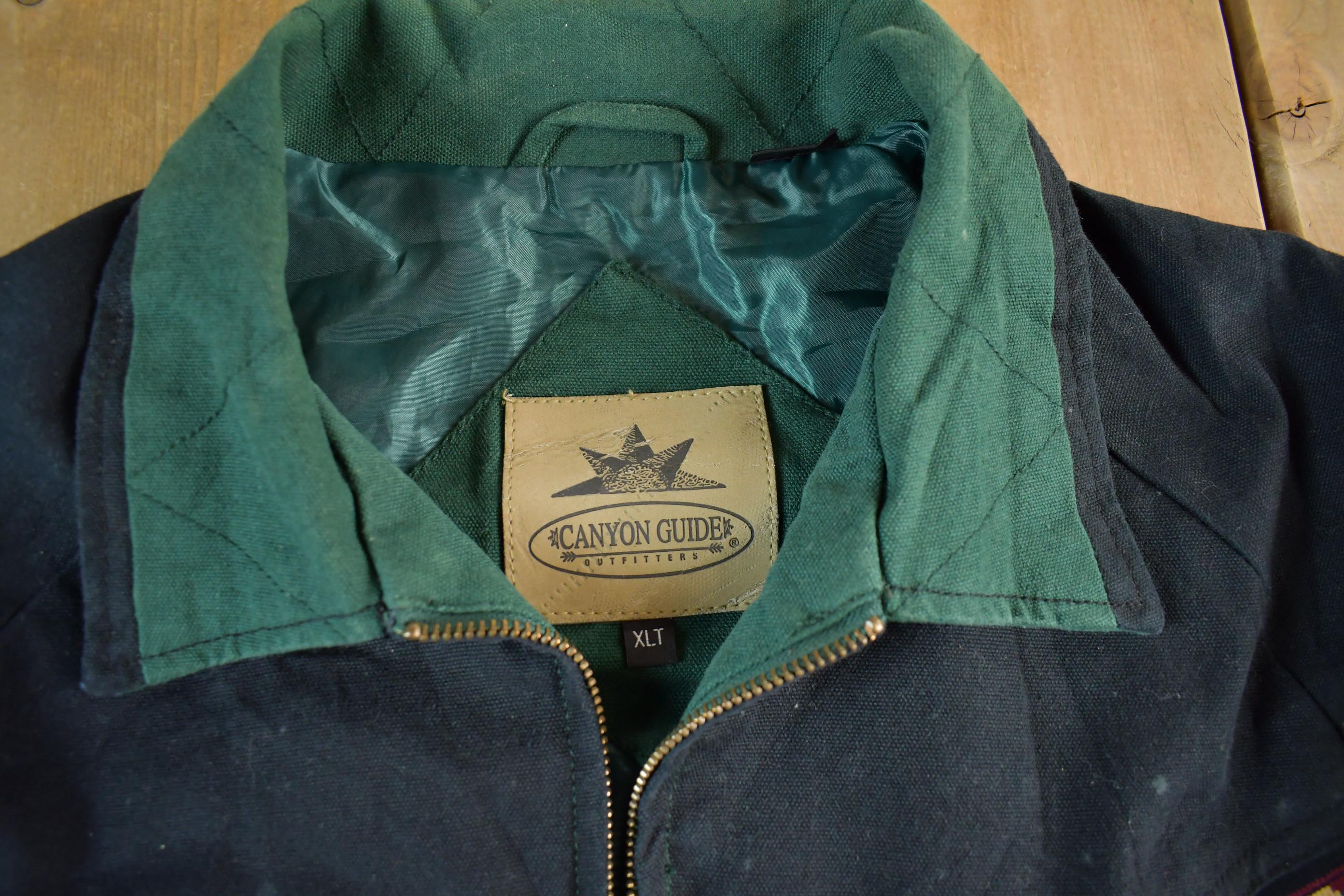 Vintage 90s Canyon Guide Aztec Jacket - Men's XL Tall - Etsy