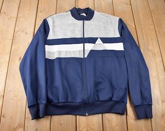Vintage 1980s Le Coq Sportif Track Jacket Size XL