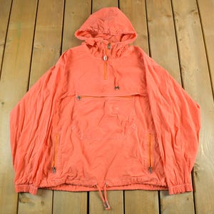 00s】old GAP half zip anorak hoodie 00s OLD GAP HOODIE archive 赤色