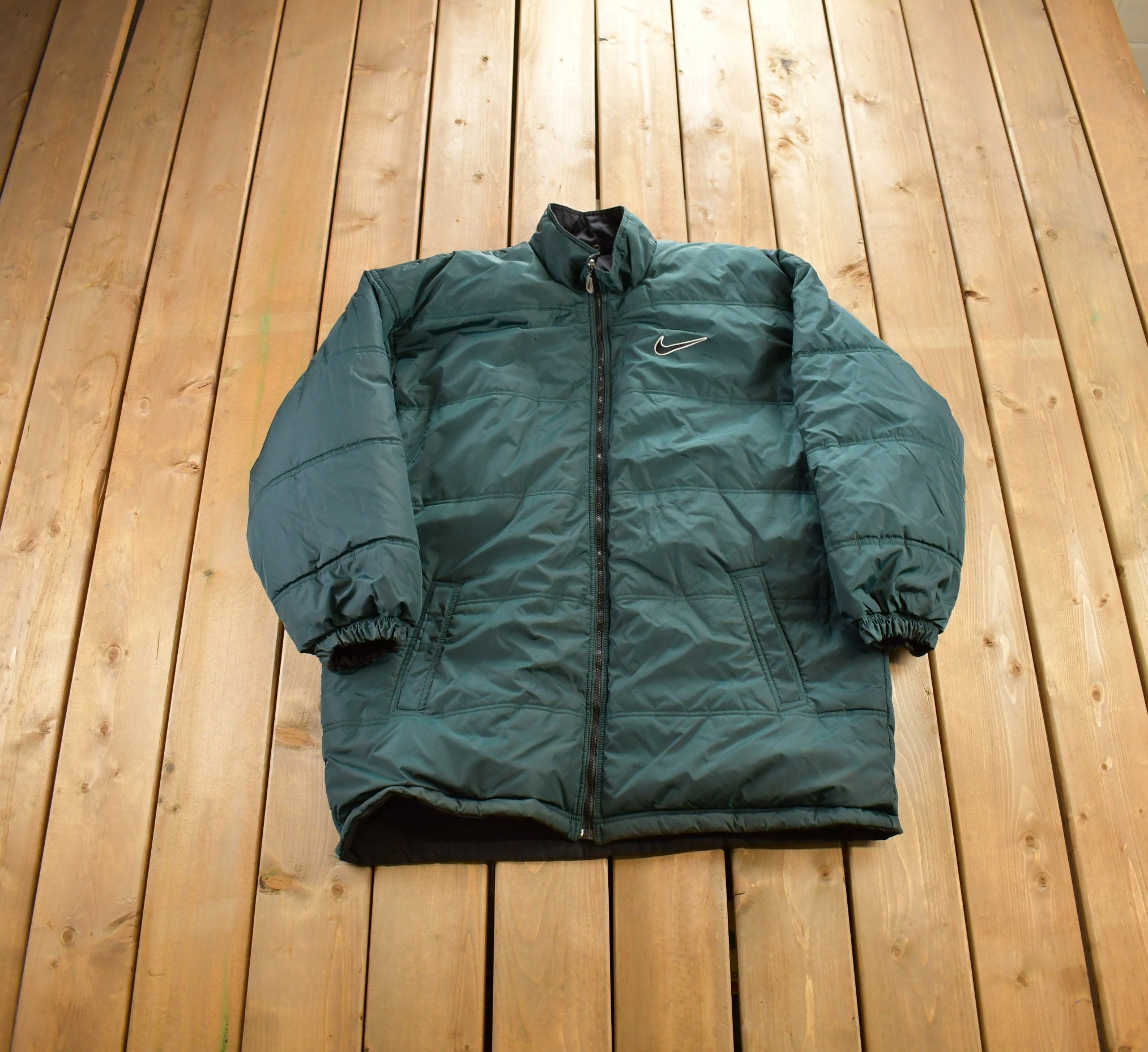 ジャケット・アウター 90s nike reversible design down jacket Vintage Nike Mens Large 90s Reversible Puffer Jacket | eBay