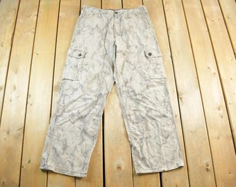 Vintage 1990s Liberty Forest Camo Cargo Jagdhose Größe 32 x 30 / Streetwear Fashion / Camo Pants / Jagdtarn / Outdoor