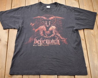 Vintage Behemoth Matal Band Black Tshirt Size L - Etsy