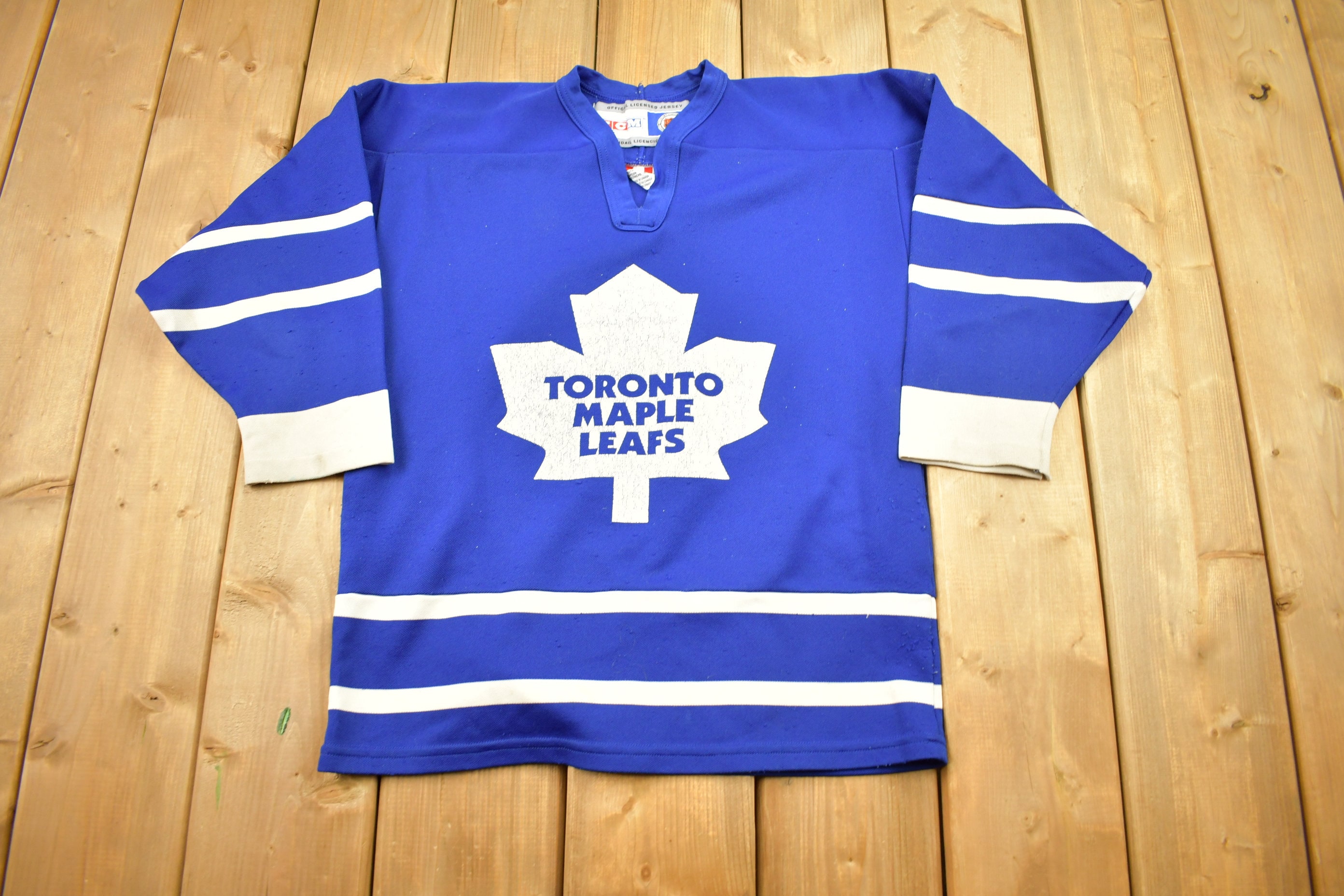 Lostboysvintage True Vintage Toronto Maple Leafs 1970s NHL Youth Sized Shirt / Made in USA / Single Stitch / NHL Hockey / 70s Sports Jersey / Rare Vintage