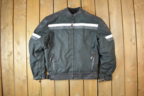 Vintage Y2k X-element Motorcycle Zip up Sports Jacket / Removable 