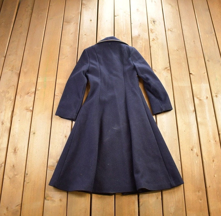 Vintage 1980s Place De La Mode Wool Coat/ Vintage Wool Coat