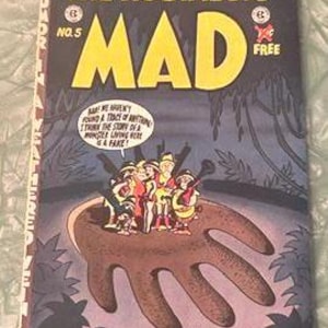 Mad #5 (EC, 1952) CGC FN 5.0 Off-white pages  / Vintage Golden Age Comic Book / Graphic Novel