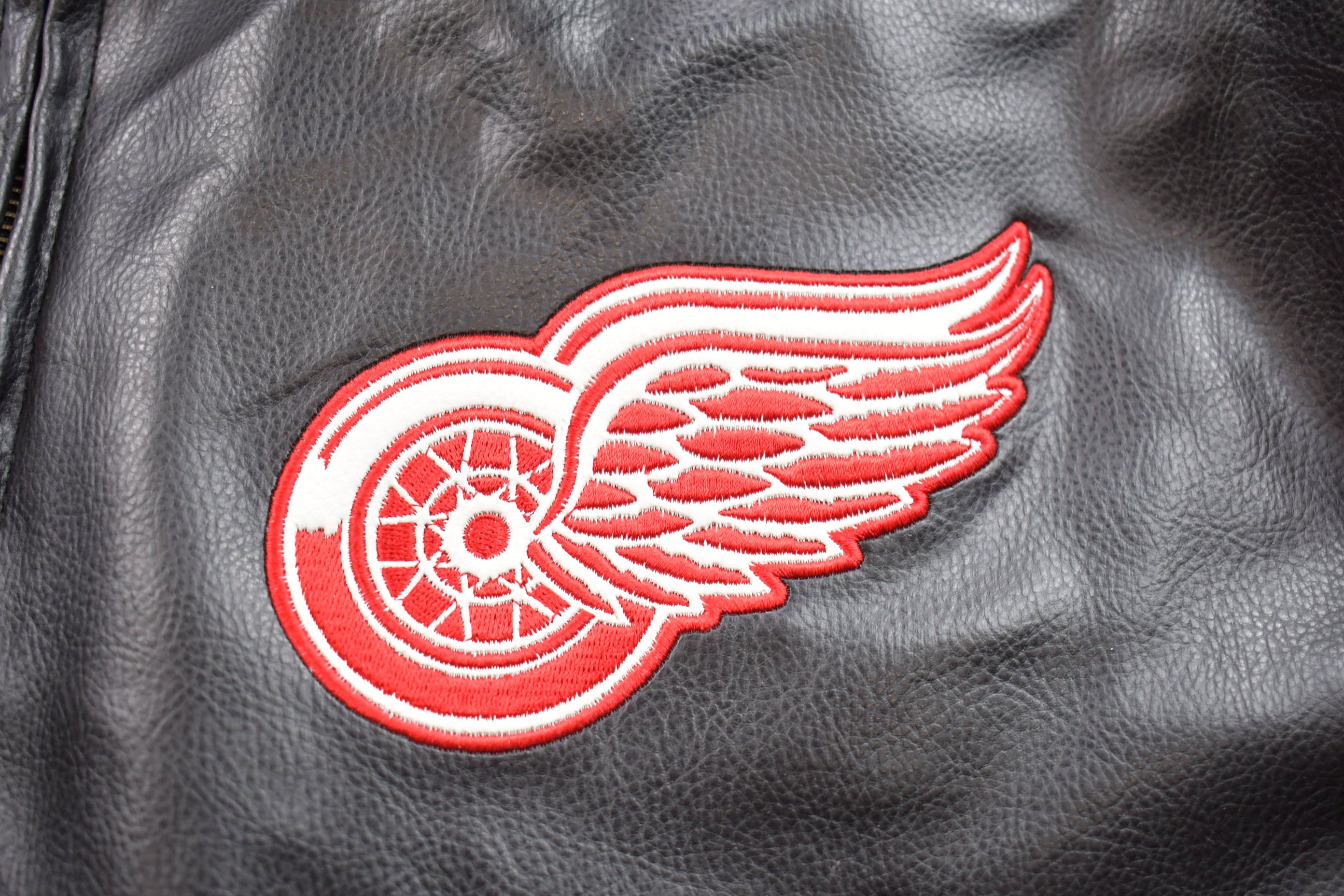 Vintage 1990s Detroit Red Wings NHL 90s Bomber Jacket / NHL Team Logo /  Winter Sportswear / Streetwear Fashion / Hockey Fan Gear