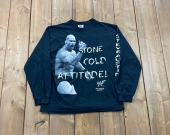 Vintage  Wrestling Stone Cold Steve Austin T-Shirt / Made In USA/ Stone Cold Steve AustiN / 80s / 90s / Streetwear /