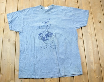Vintage 1990s Donald Duck Disney Cartoon Promo T-shirt / 90s