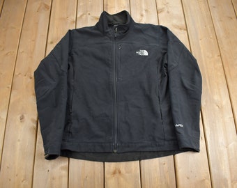Vintage 1990s The North Face Apex Fleece Lined Shell Jacket / Light Ski Jacket / TNF / Streetwear / Athleisure / Hiking / Outdoorsman