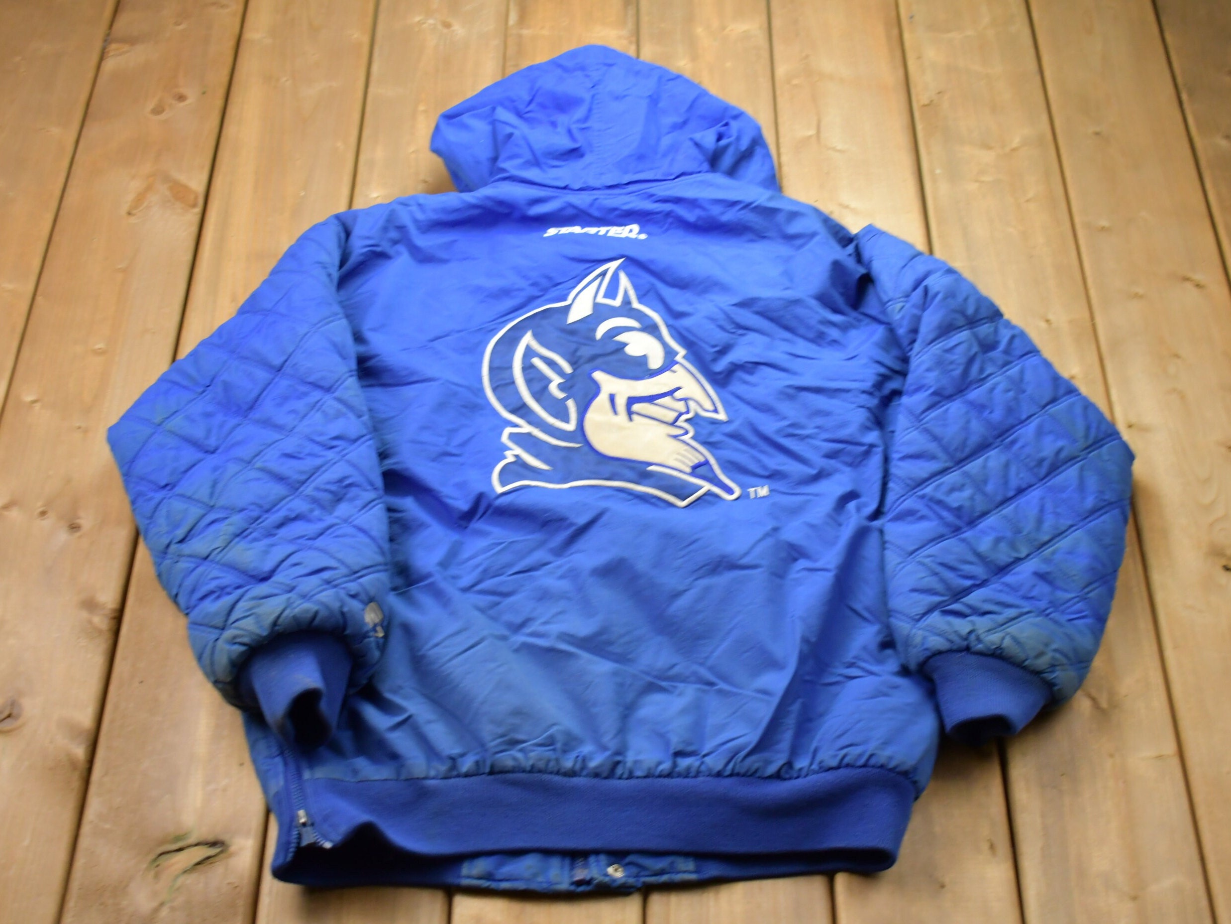 初期 90s FINAL 1 Archive nyloncoat Vintage 1990s Starter Full Zip Puffer Jacket / Vintage
