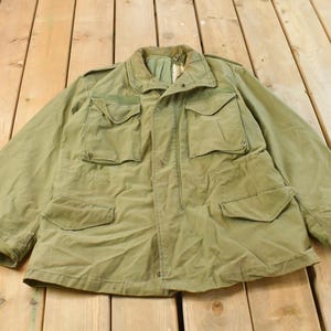 Giacca da campo militare vintage anni '70 M-65 per climi freddi da uomo, taglia M / Militaria / Giacca militare vintage / Giacca militare