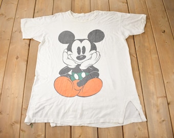 Vintage 1990s Disney Mickey Mouse Graphic T-Shirt