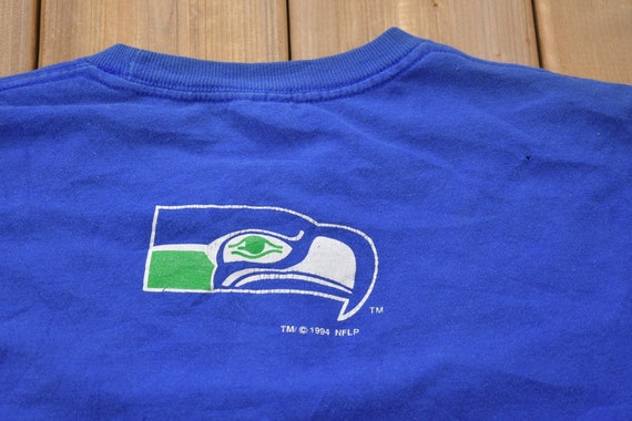 Vintage 1994 Seattle Seahawks NFL Logo Graphic T-… - image 5