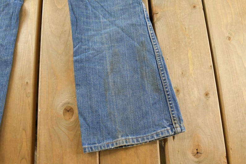 Vintage 1970s Wrangler Denim Blue Jeans Men's 29 x 27.5 / Pants / Streetwear / Cowboy Western / Made in USA / True Vintage imagen 10
